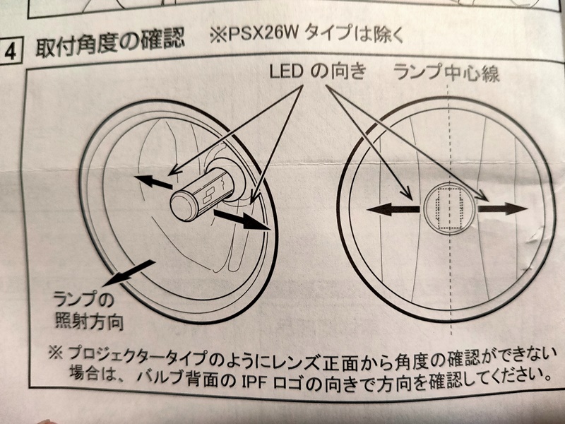 IPF フォグランプ LED 2色切替 F50DFLB　取り付け